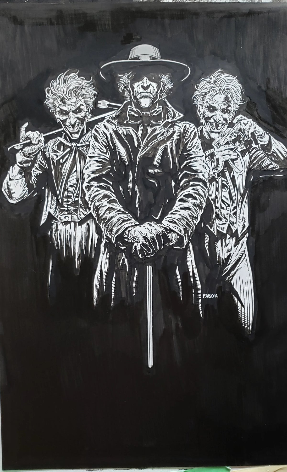Batman: Three Jokers- Absolute Three Jokers Slipcase- The Jokers Original Art