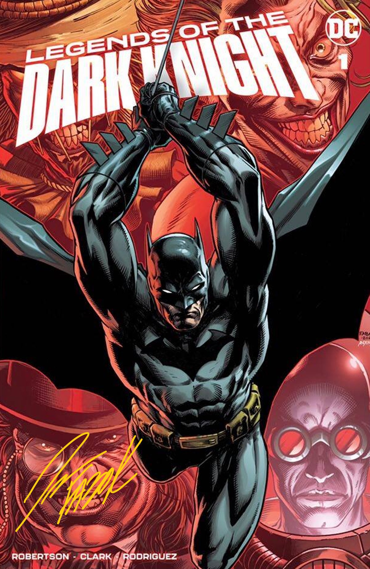 Batman: Legends of the Dark Knight #1- Fabok Variant Trade Dress Edition - Signed Comic Book