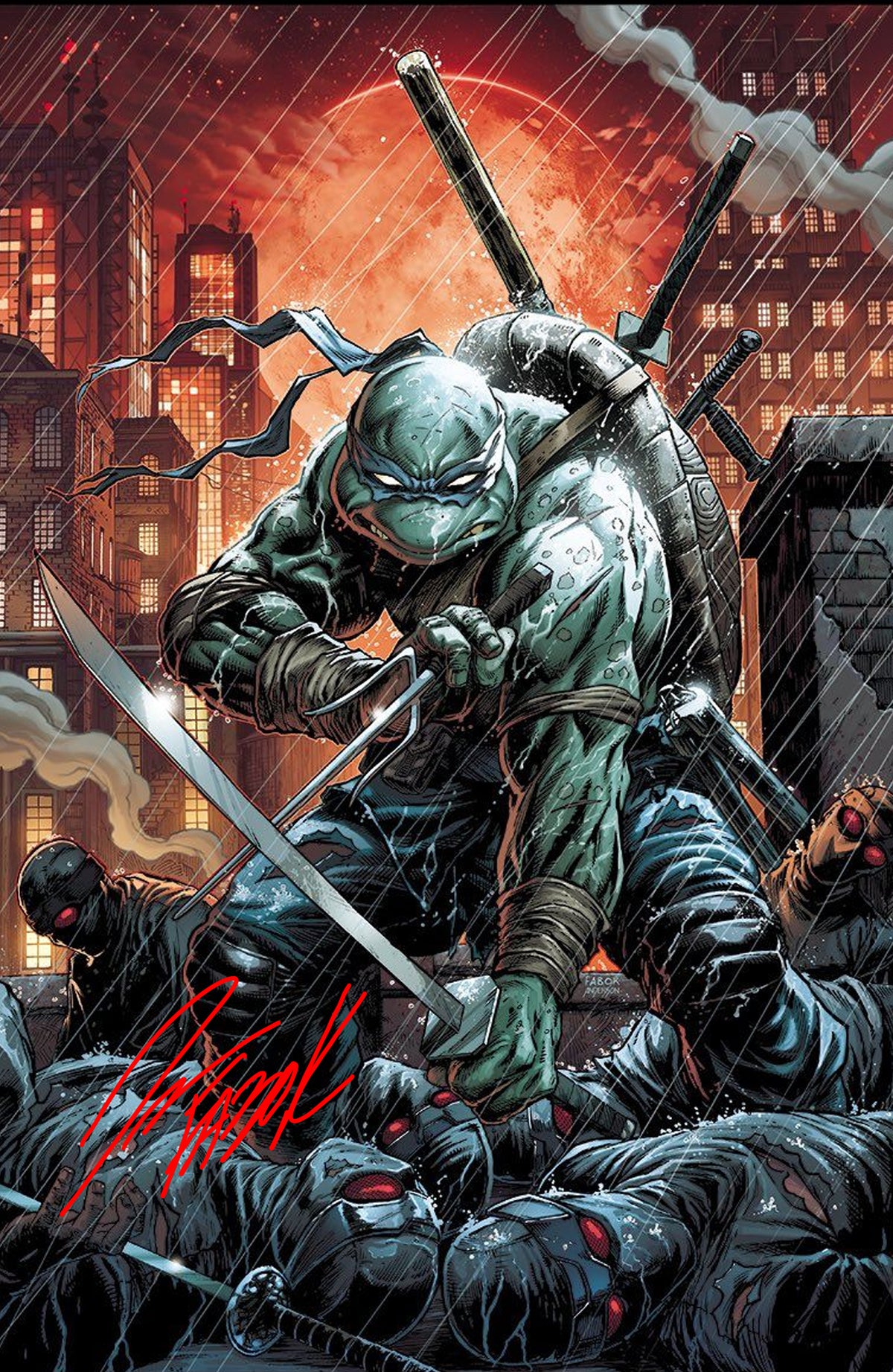 TMNT: The Last Ronin Issue 5 - Fabok Variant- Signed Comic Book