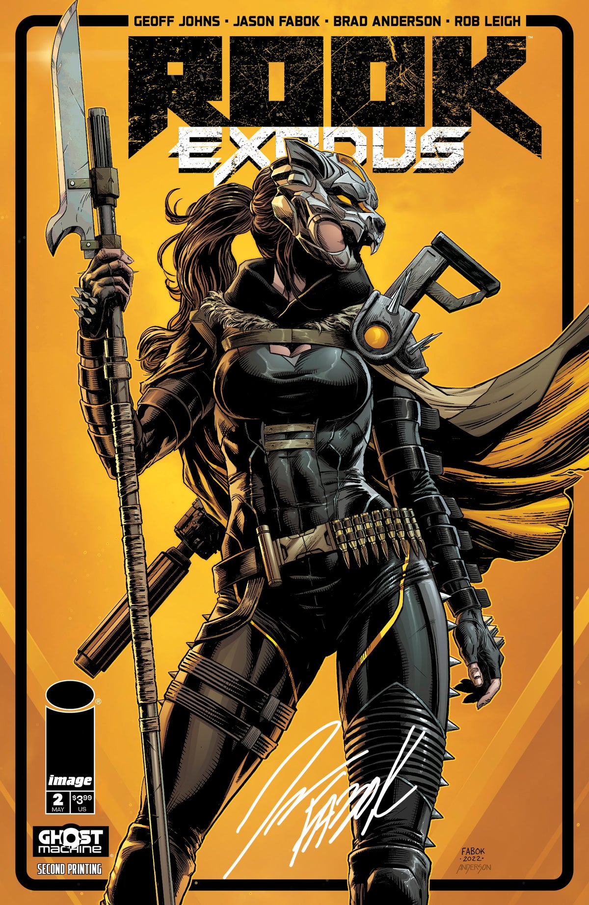 Rook: Exodus Issue 2 - Second printing Variant - Signed Comic Book