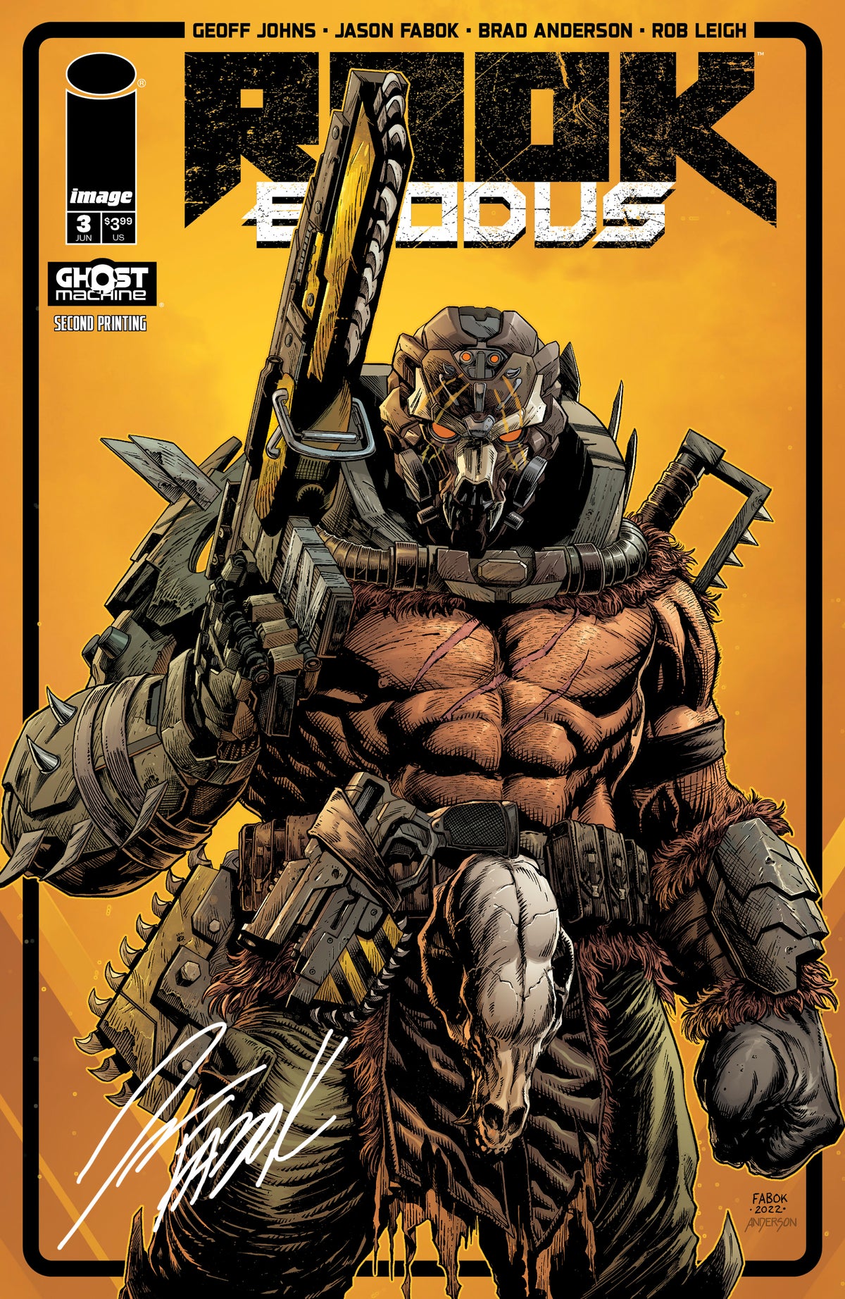 Rook: Exodus Issue 3 - Second Printing Variant - Signed Comic Book