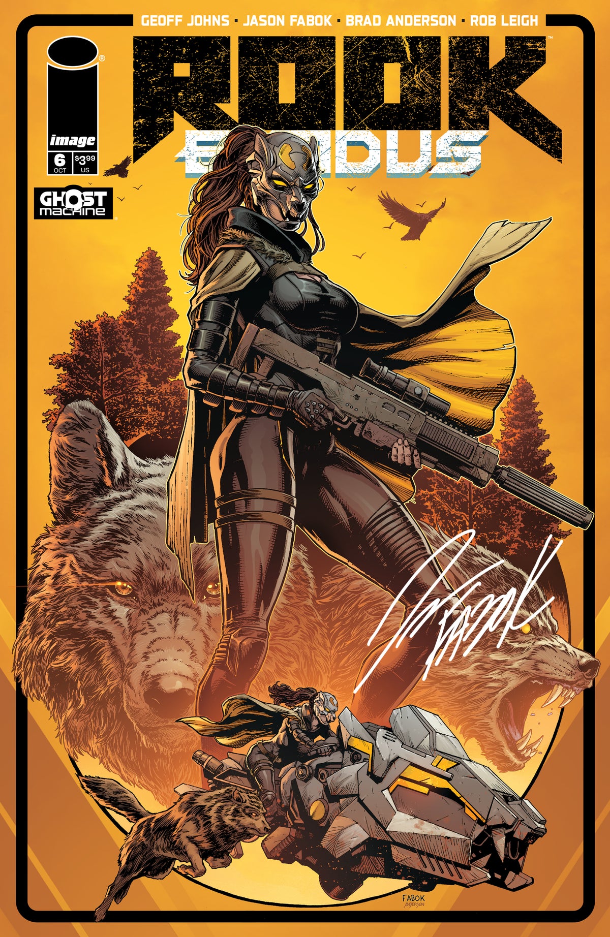Rook: Exodus Issue 6 -Dire Wolf Variant- Signed Comic Book