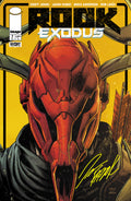 Rook: Exodus Issue 7 - Stag Helmet Variant- Signed Comic Book