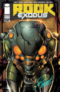 Rook: Exodus Issue 11- Arachnid Helmet Variant - Signed Comic Book