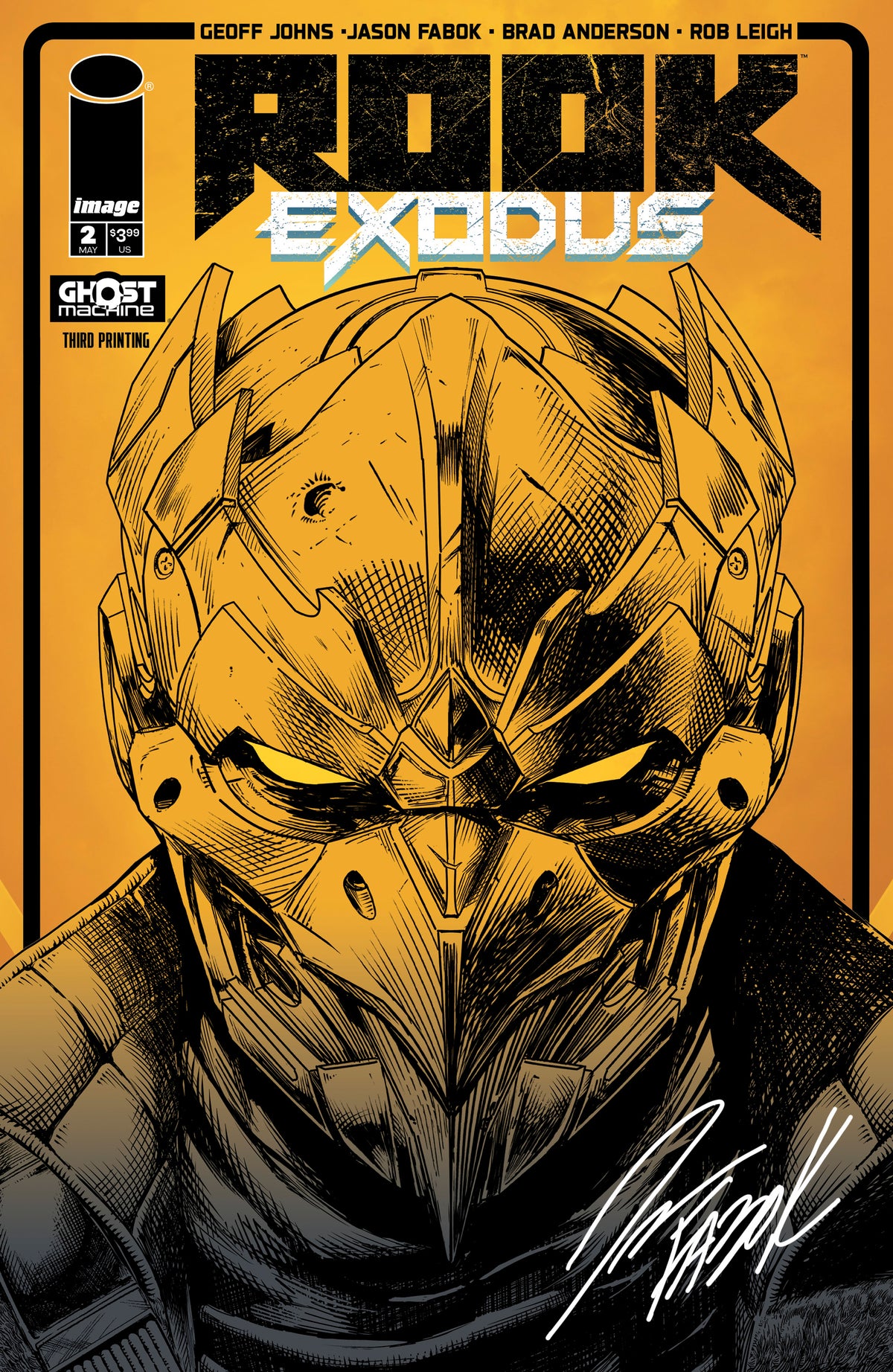 Rook: Exodus Issue 2 - Third printing Variant - Signed Comic Book