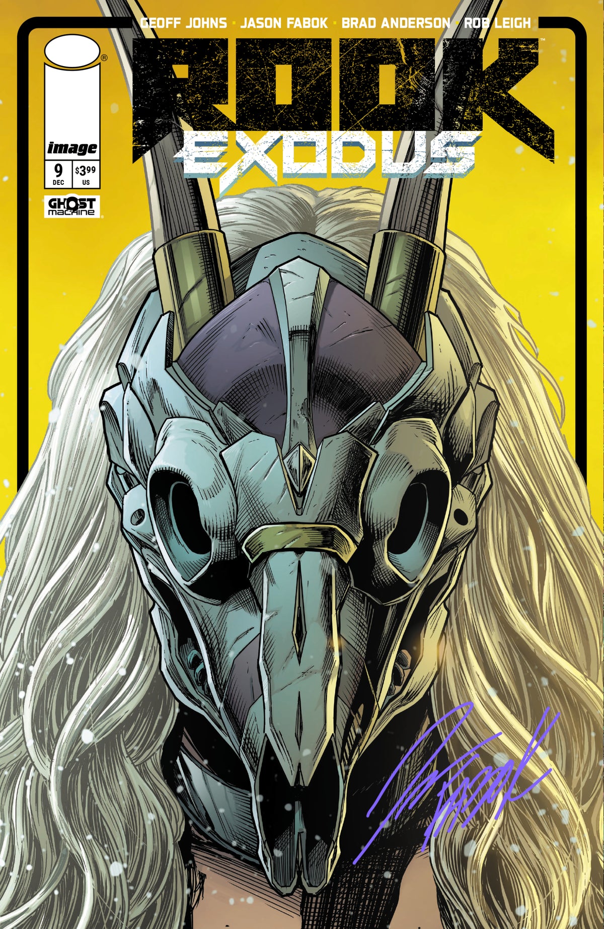 Rook: Exodus Issue 9 - Matterhorn Helmet Variant- Signed Comic Book
