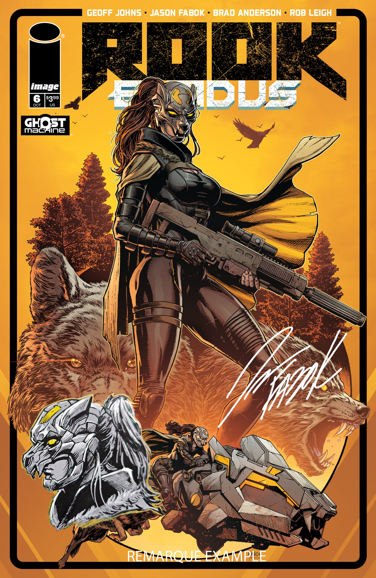 Rook: Exodus Issue 6 -Dire Wolf Variant- Signed Comic Book
