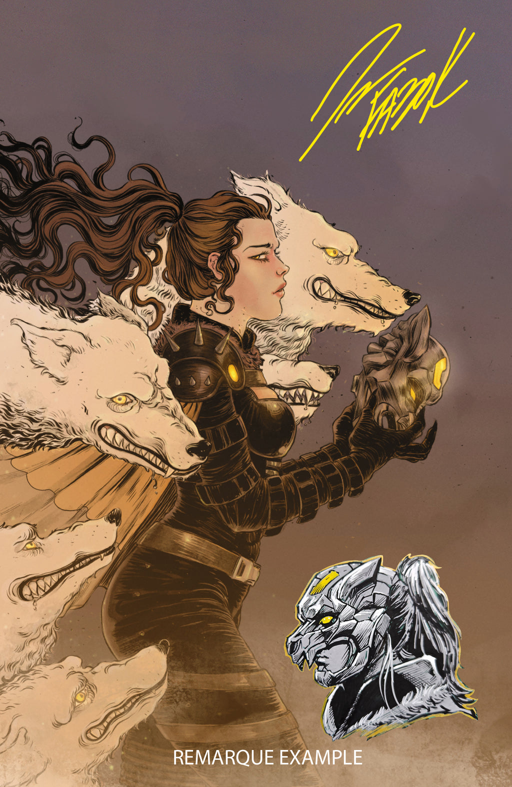 Rook: Exodus Issue 10 -Jules Mamone Dire Wolf Variant - Signed Comic Book