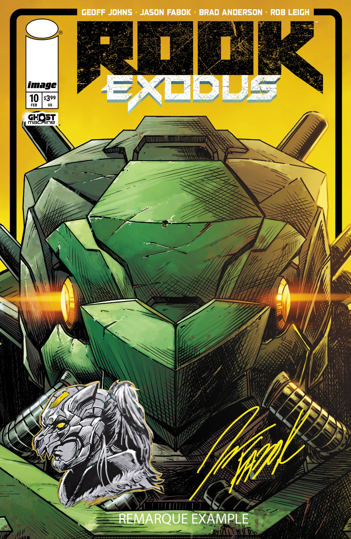 Rook: Exodus Issue 10 -Carapace Helmet Variant - Signed Comic Book