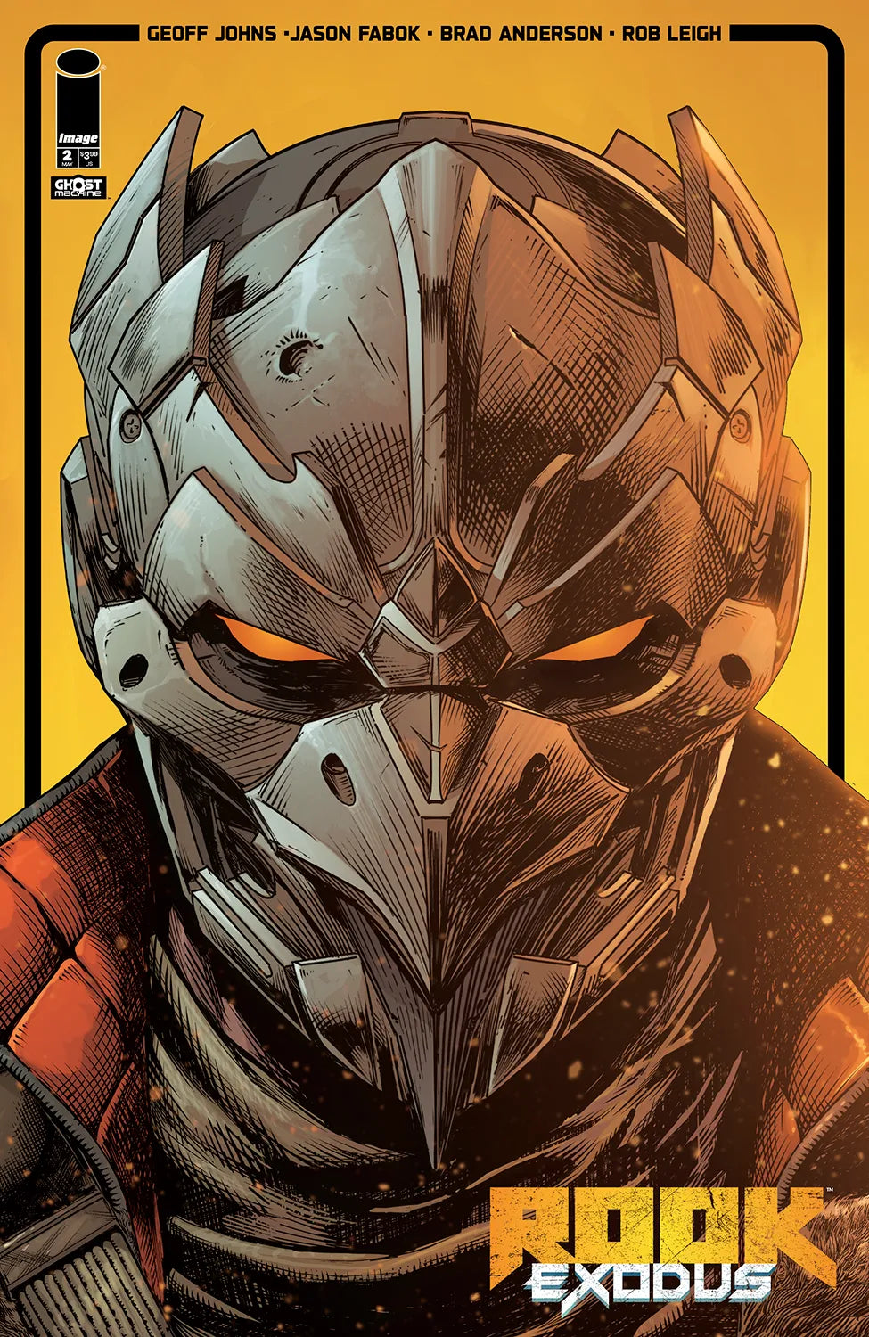 Rook: Exodus Issue 2 - Rook Helmet Variant- Signed Comic Book