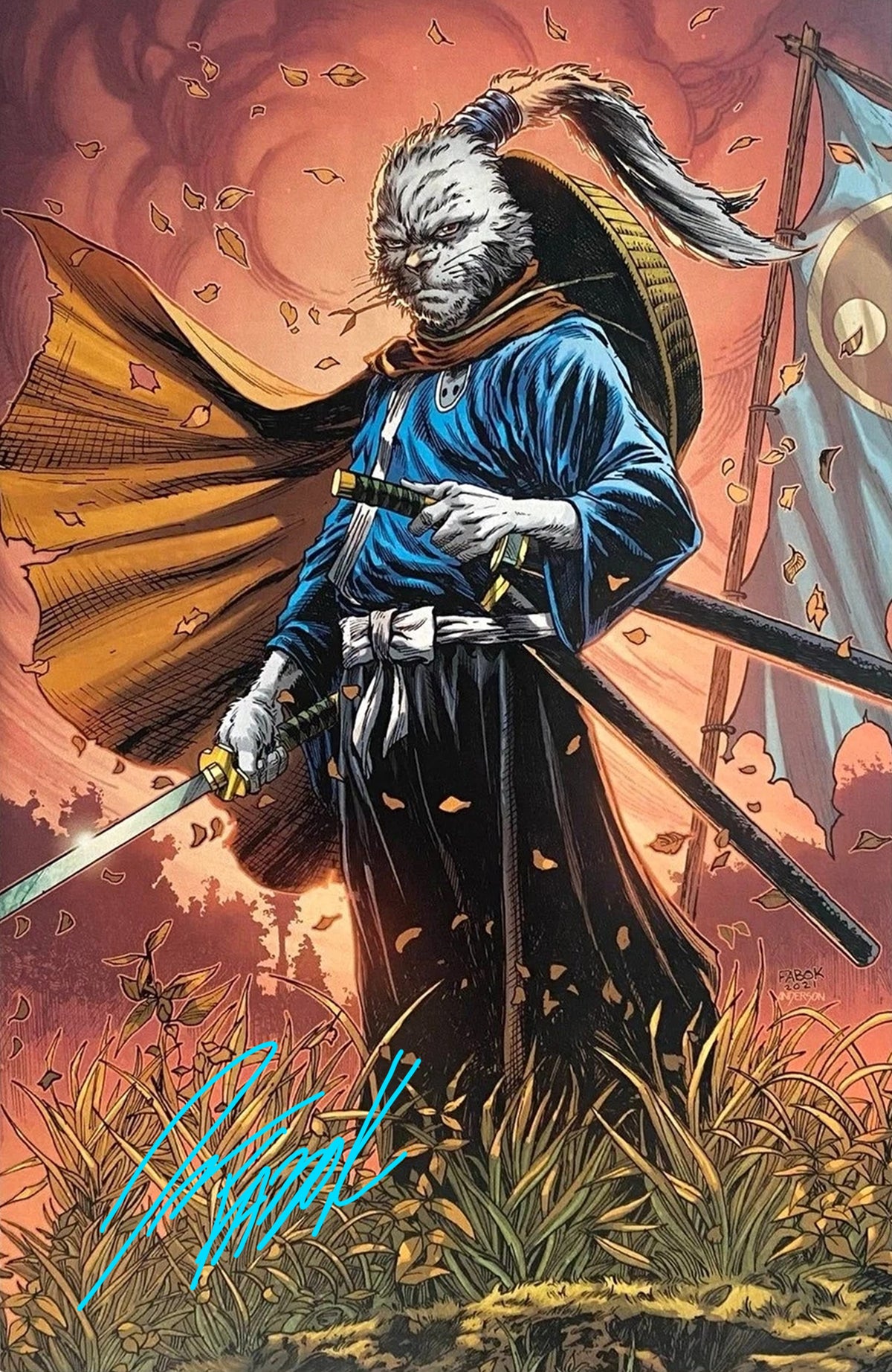 Usagi Yojimbo: Lone Goat & Kid #1- Fabok Variant- Signed Comic Book